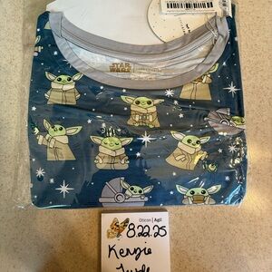 Little Sleepies Grogu Star Wars Men’s Short Sleeve XL Top